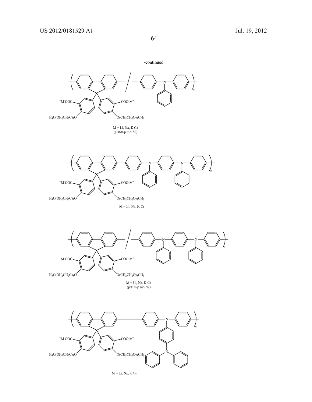 LAYERED STRUCTURE, POLYMER, ELECTROLUMINESCENT DEVICE, AND PHOTOELECTRIC     CONVERSION DEVICE - diagram, schematic, and image 65