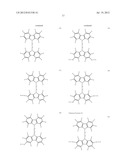 MATERIAL FOR ORGANIC ELECTRONICS, ORGANIC ELECTRONIC ELEMENT, ORGANIC     ELECTROLUMINESCENT ELEMENT, DISPLAY ELEMENT USING ORGANIC     ELECTROLUMINESCENT ELEMENT, ILLUMINATING DEVICE, AND DISPLAY DEVICE diagram and image