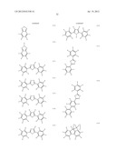 MATERIAL FOR ORGANIC ELECTRONICS, ORGANIC ELECTRONIC ELEMENT, ORGANIC     ELECTROLUMINESCENT ELEMENT, DISPLAY ELEMENT USING ORGANIC     ELECTROLUMINESCENT ELEMENT, ILLUMINATING DEVICE, AND DISPLAY DEVICE diagram and image