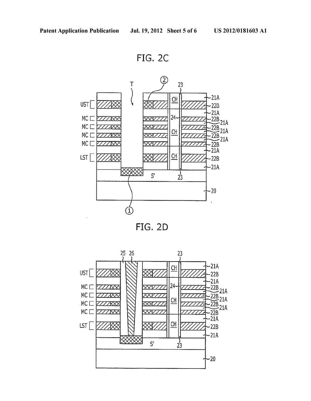 VERTICAL CHANNEL TYPE NON-VOLATILE MEMORY DEVICE AND METHOD FOR     FABRICATING THE SAME - diagram, schematic, and image 06