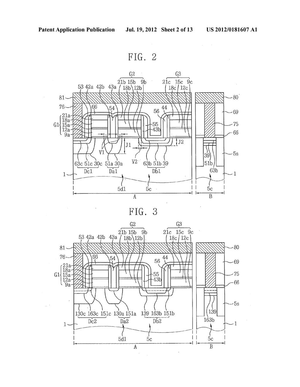 SEMICONDUCTOR DEVICES HAVING ASYMMETRIC DOPED REGIONS AND METHODS OF     FABRICATING THE SAME - diagram, schematic, and image 03