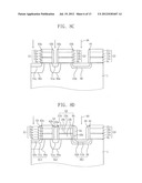 SEMICONDUCTOR DEVICES HAVING ASYMMETRIC DOPED REGIONS AND METHODS OF     FABRICATING THE SAME diagram and image