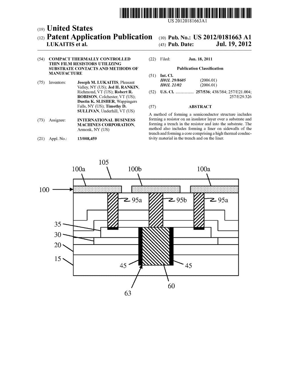 COMPACT THERMALLY CONTROLLED THIN FILM RESISTORS UTILIZING SUBSTRATE     CONTACTS AND METHODS OF MANUFACTURE - diagram, schematic, and image 01
