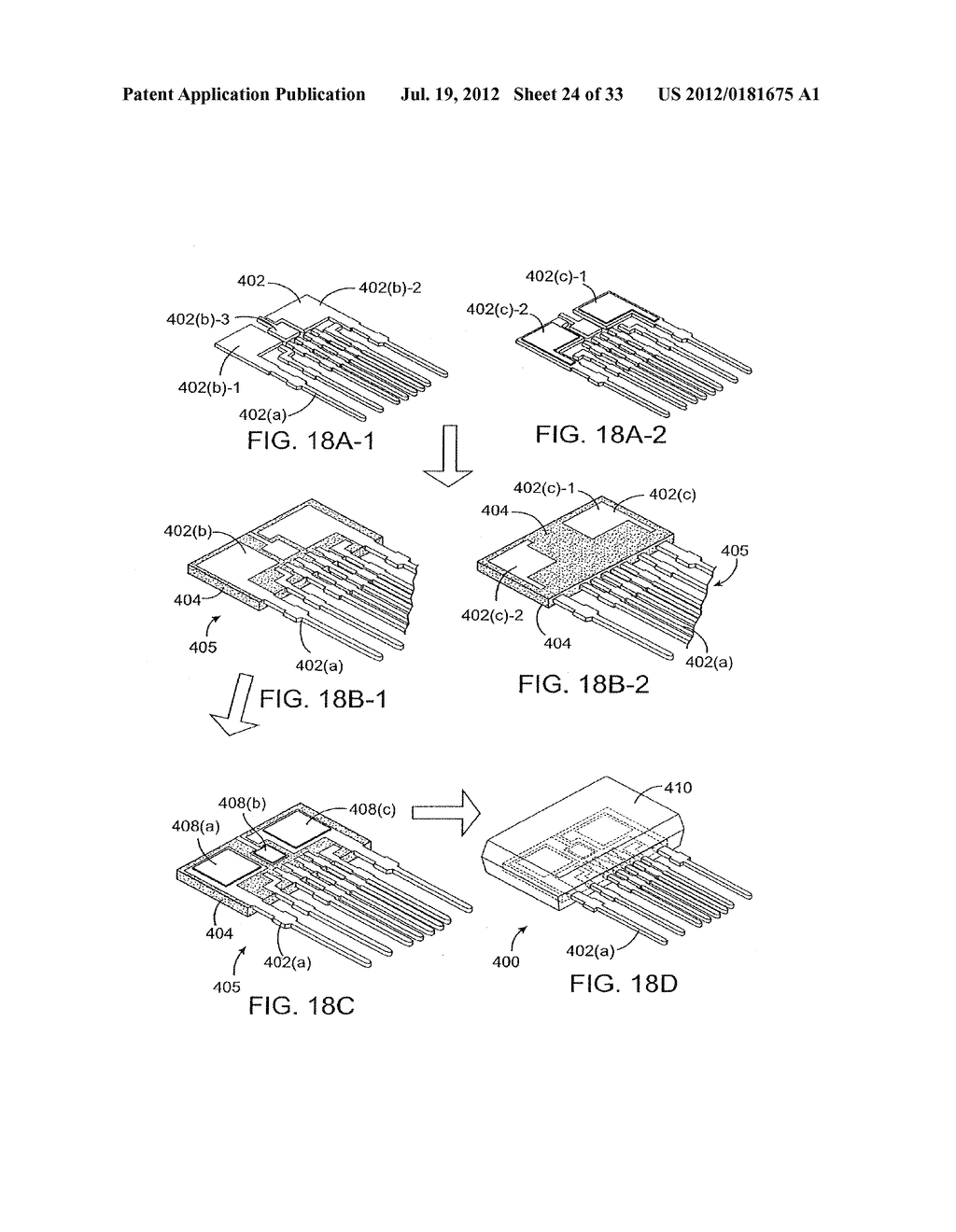 SEMICONDUCTOR DIE PACKAGE AND METHOD FOR MAKING THE SAME - diagram, schematic, and image 25