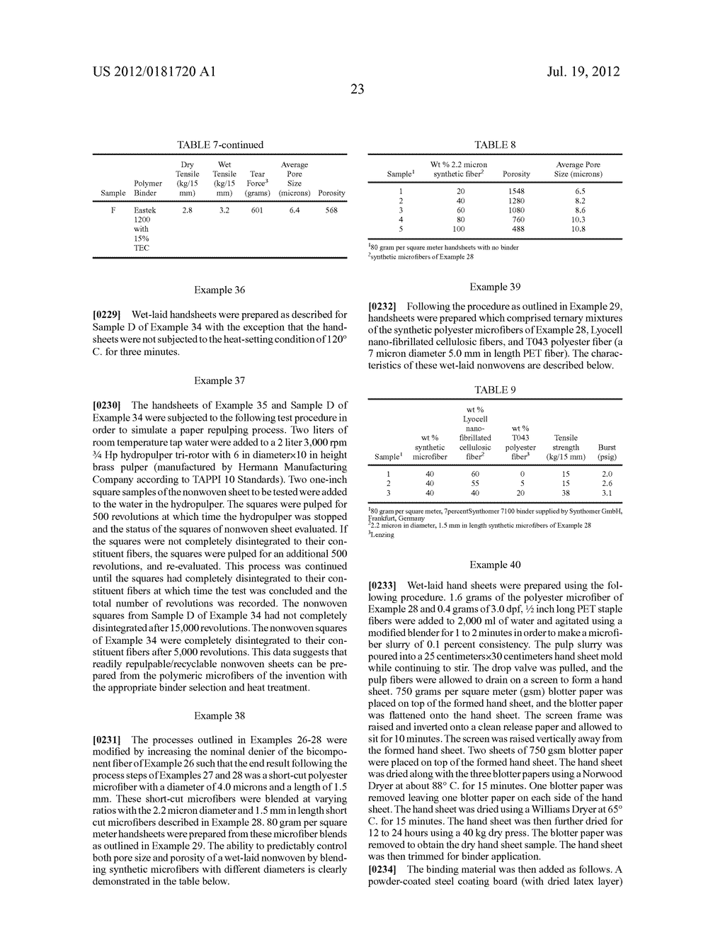 SULFOPOLYESTER BINDERS - diagram, schematic, and image 26