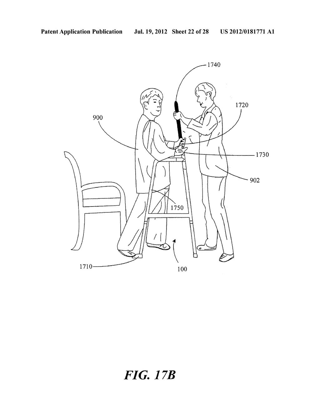Systems and Methods for Assisting a Seated Person to a Standing Position - diagram, schematic, and image 23