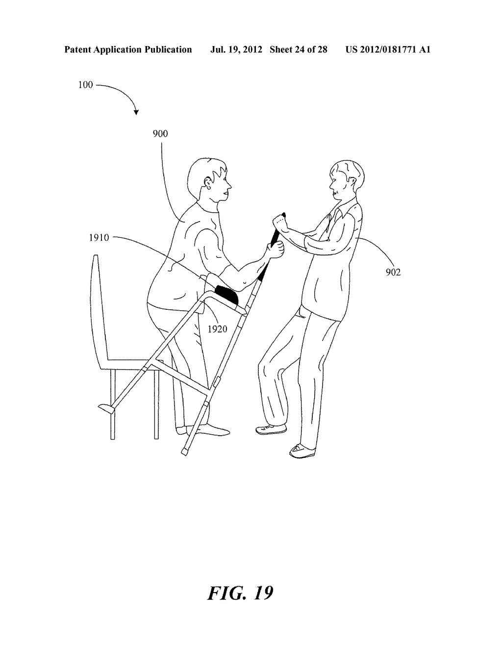 Systems and Methods for Assisting a Seated Person to a Standing Position - diagram, schematic, and image 25