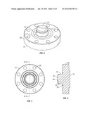 INTEGRATED TARGET HUB FLANGE FOR OILFIELD FRACTURING SYSTEMS diagram and image