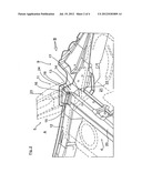 VEHICLE BODY STRUCTURE WITH BODY REINFORCEMENT BEHIND THE SECOND ROW OF     SEATS diagram and image