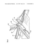 VEHICLE BODY STRUCTURE WITH BODY REINFORCEMENT BEHIND THE SECOND ROW OF     SEATS diagram and image