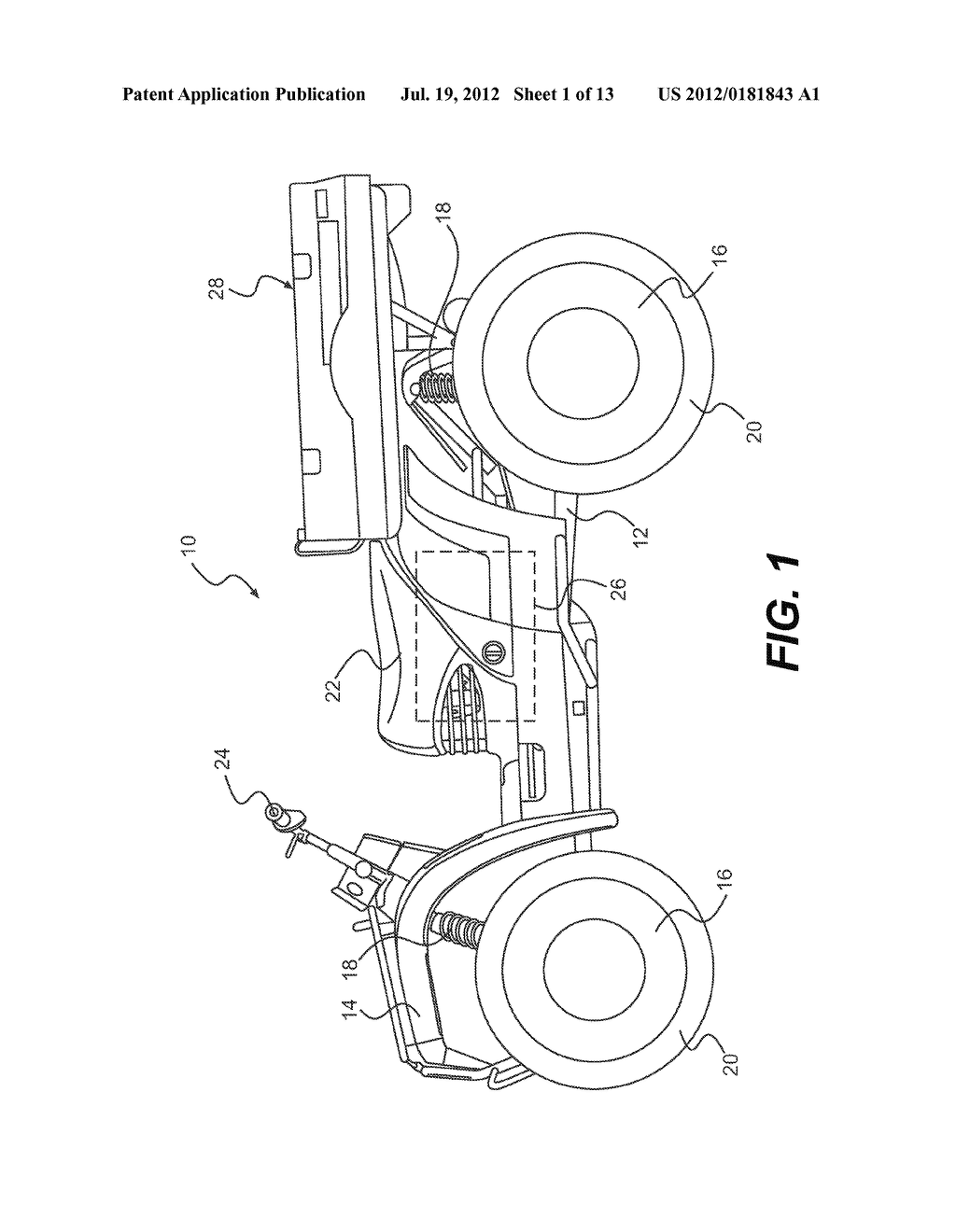 OFF-ROAD VEHICLE HAVING A CARGO BOX - diagram, schematic, and image 02