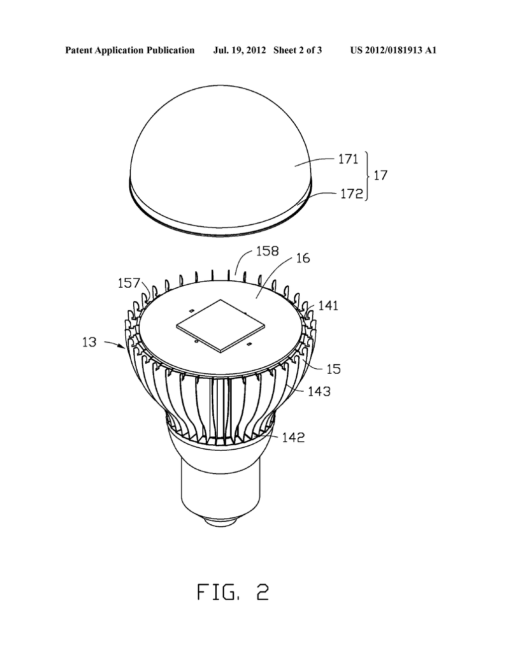 LAMP WITH HEAT SINK - diagram, schematic, and image 03