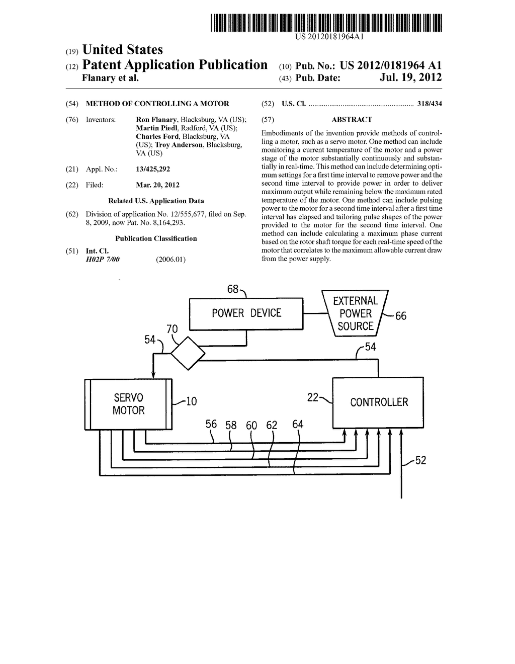 Method of Controlling a Motor - diagram, schematic, and image 01