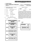 MOBILE TERMINAL DEVICE, CHARGER, AND CHARGING SYSTEM diagram and image