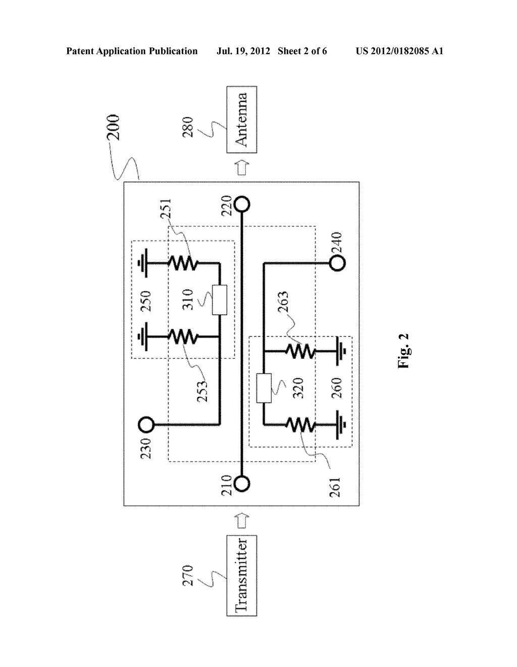 TERMINAL CIRCUIT AND BI-DIRECTIONAL COUPLER USING THE TERMINAL CIRCUIT - diagram, schematic, and image 03