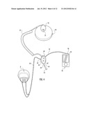 MERCHANDISE DISPLAY SECURITY DEVICE FOR HEADPHONES diagram and image