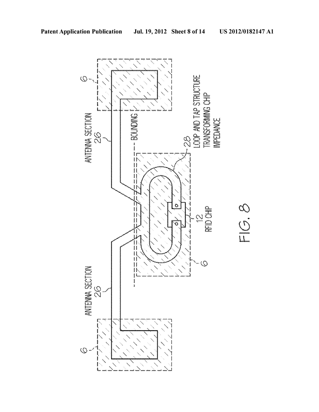 Sensing properties of a material loading a UHF RFID tag by analysis of the     complex reflection backscatter at different frequencies and power levels - diagram, schematic, and image 09