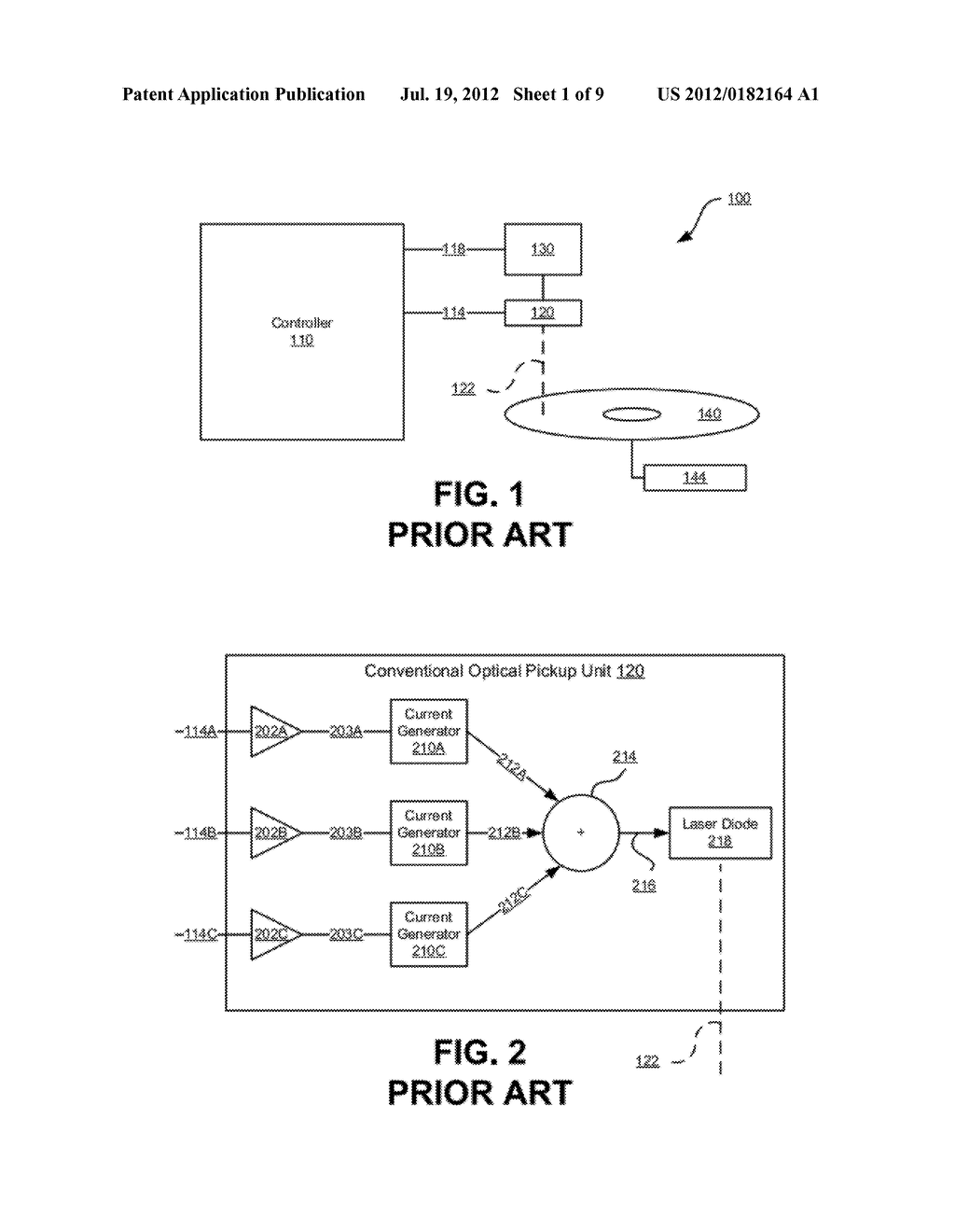 Signal Transmission between a Controller and an Optical Pickup Unit - diagram, schematic, and image 02