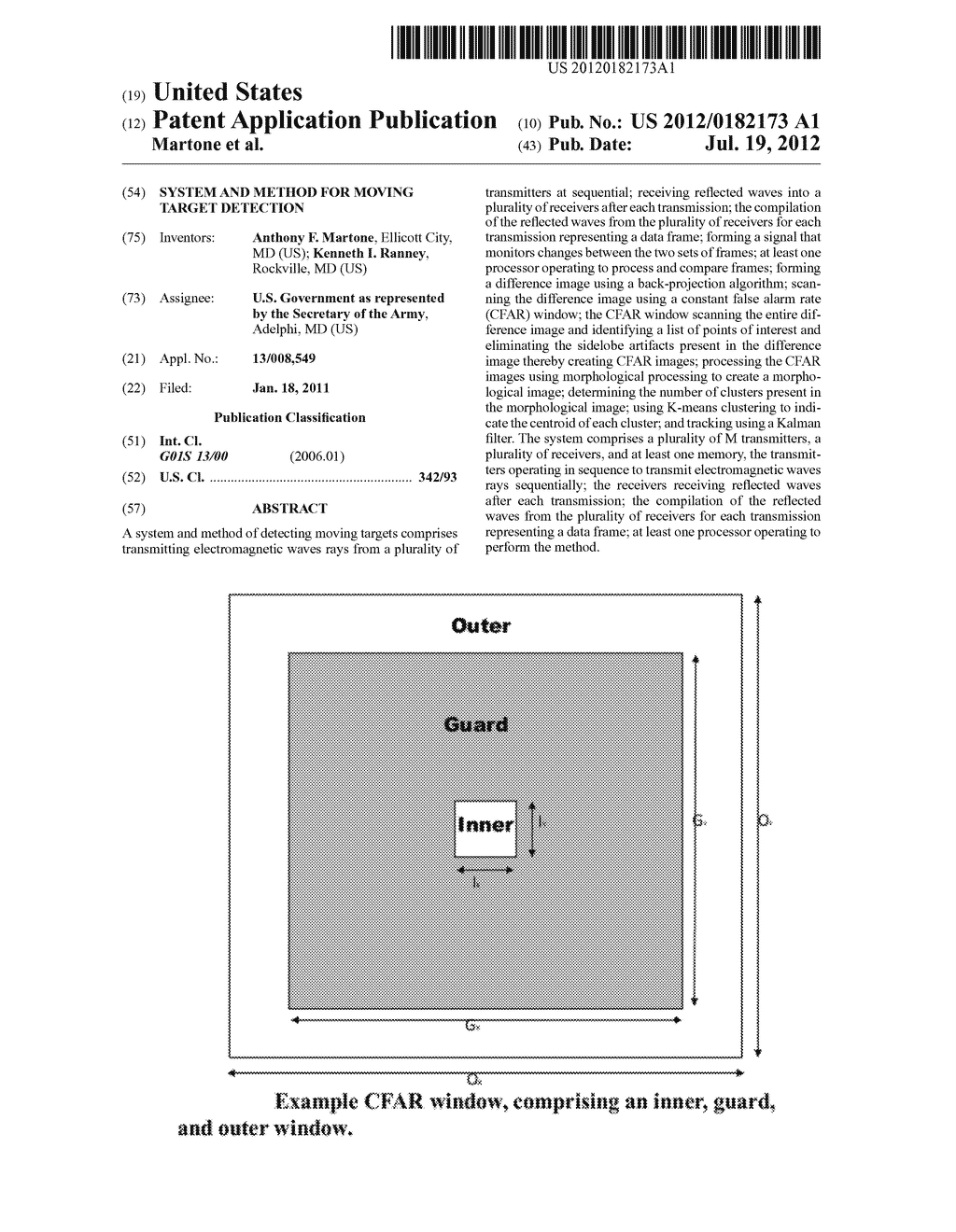 SYSTEM AND METHOD FOR MOVING TARGET DETECTION - diagram, schematic, and image 01