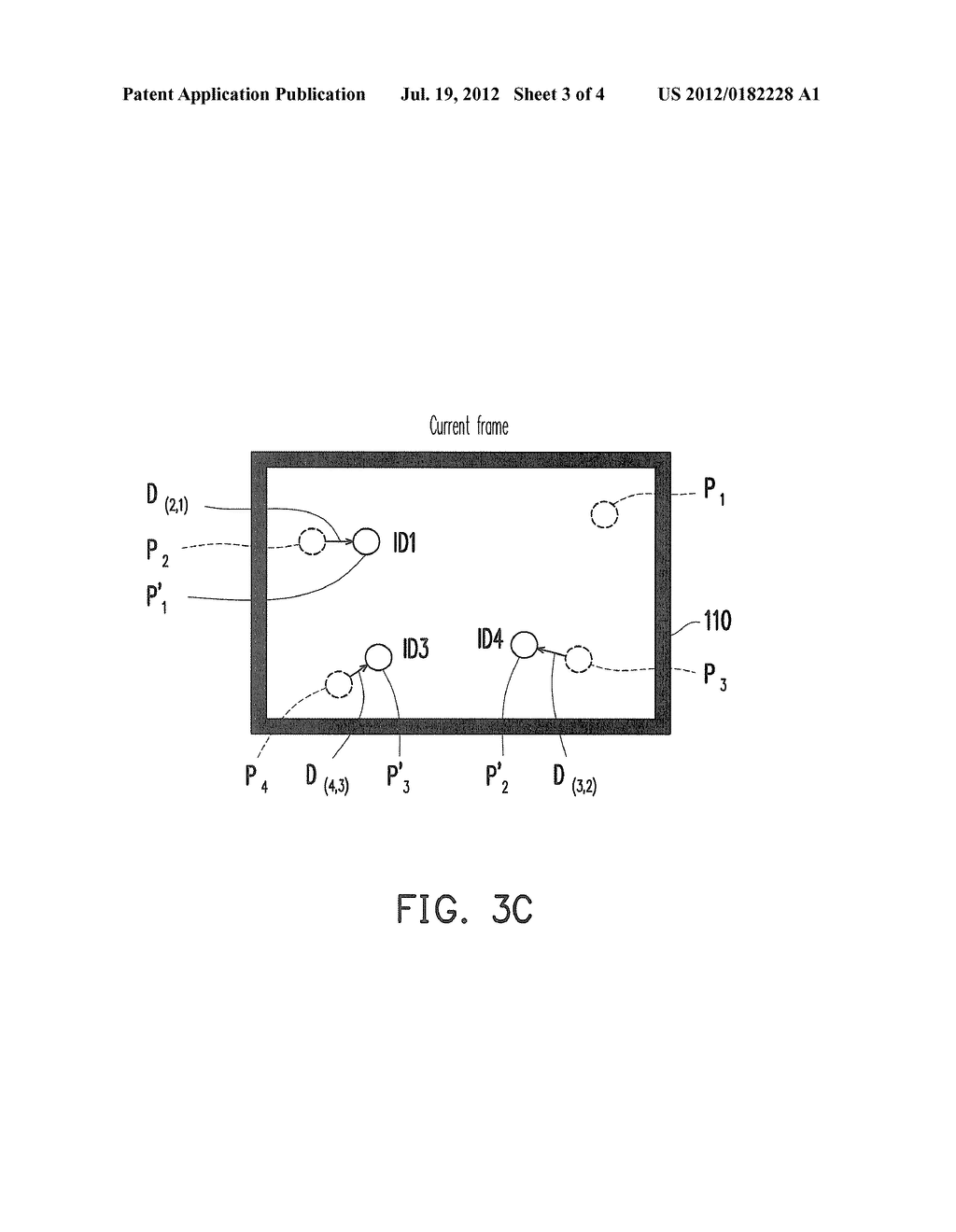 METHOD AND APPARATUS FOR DETECTING TOUCH POINT MOVEMENT - diagram, schematic, and image 04