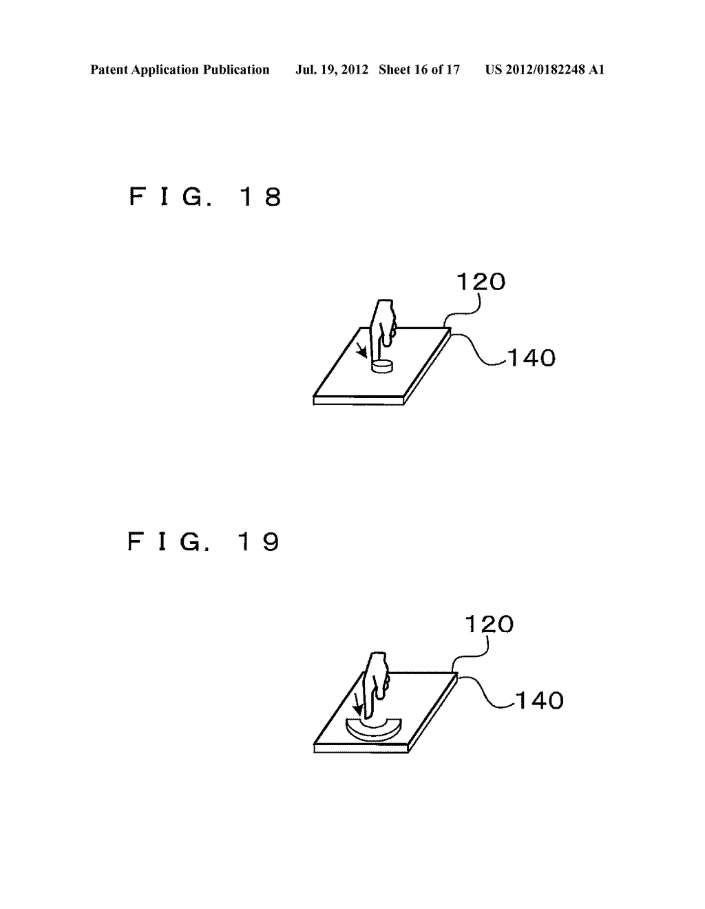 TEXT DISPLAY DEVICE, TEXT DISPLAY PROGRAM, AND TEXT DISPLAY METHOD THAT     PROVIDE TACTILE SENSATIONS IN ACCORDANCE WITH DISPLAYED TEXT - diagram, schematic, and image 17