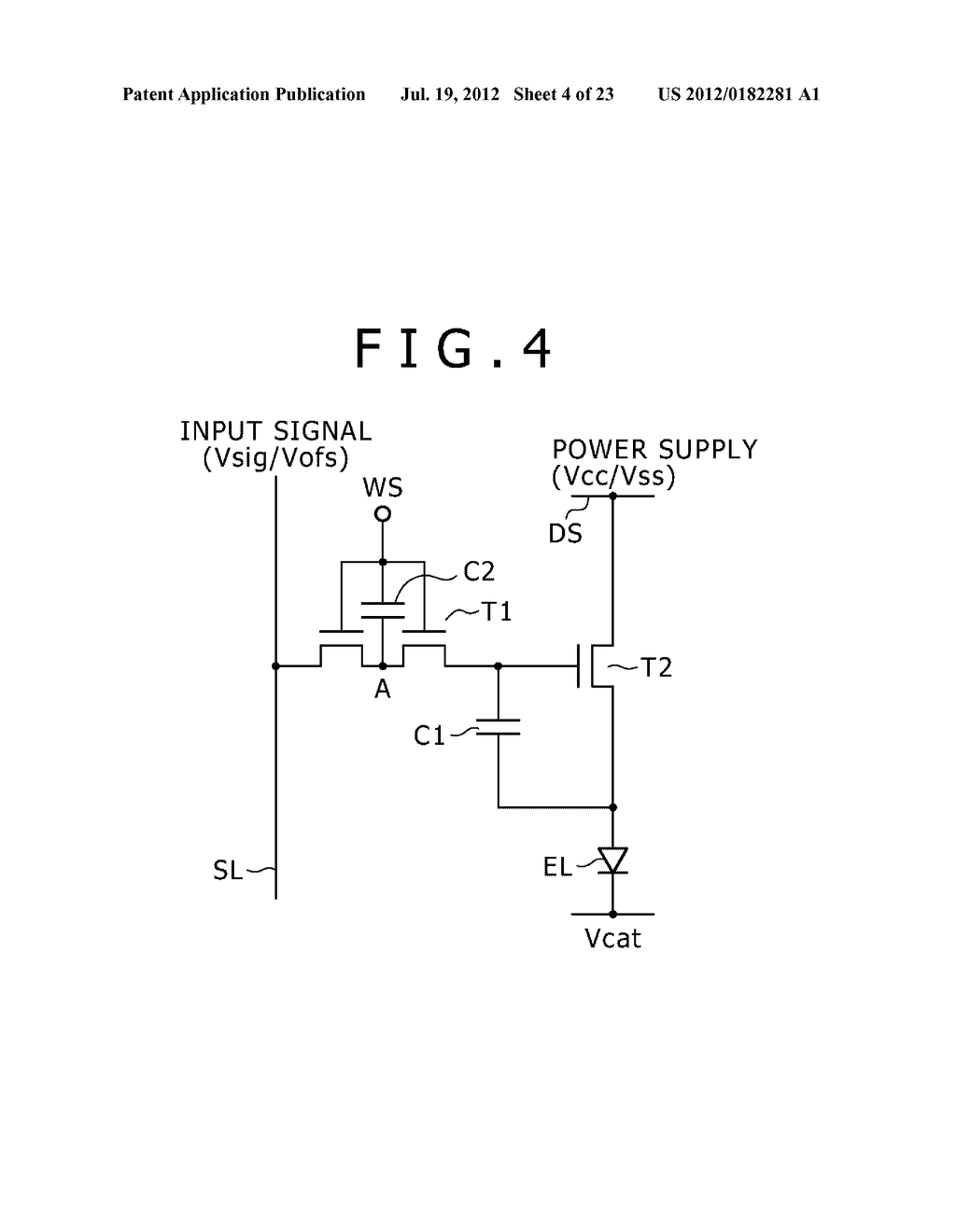 DISPLAY DEVICE AND ELECTRONIC APPARATUS - diagram, schematic, and image 05