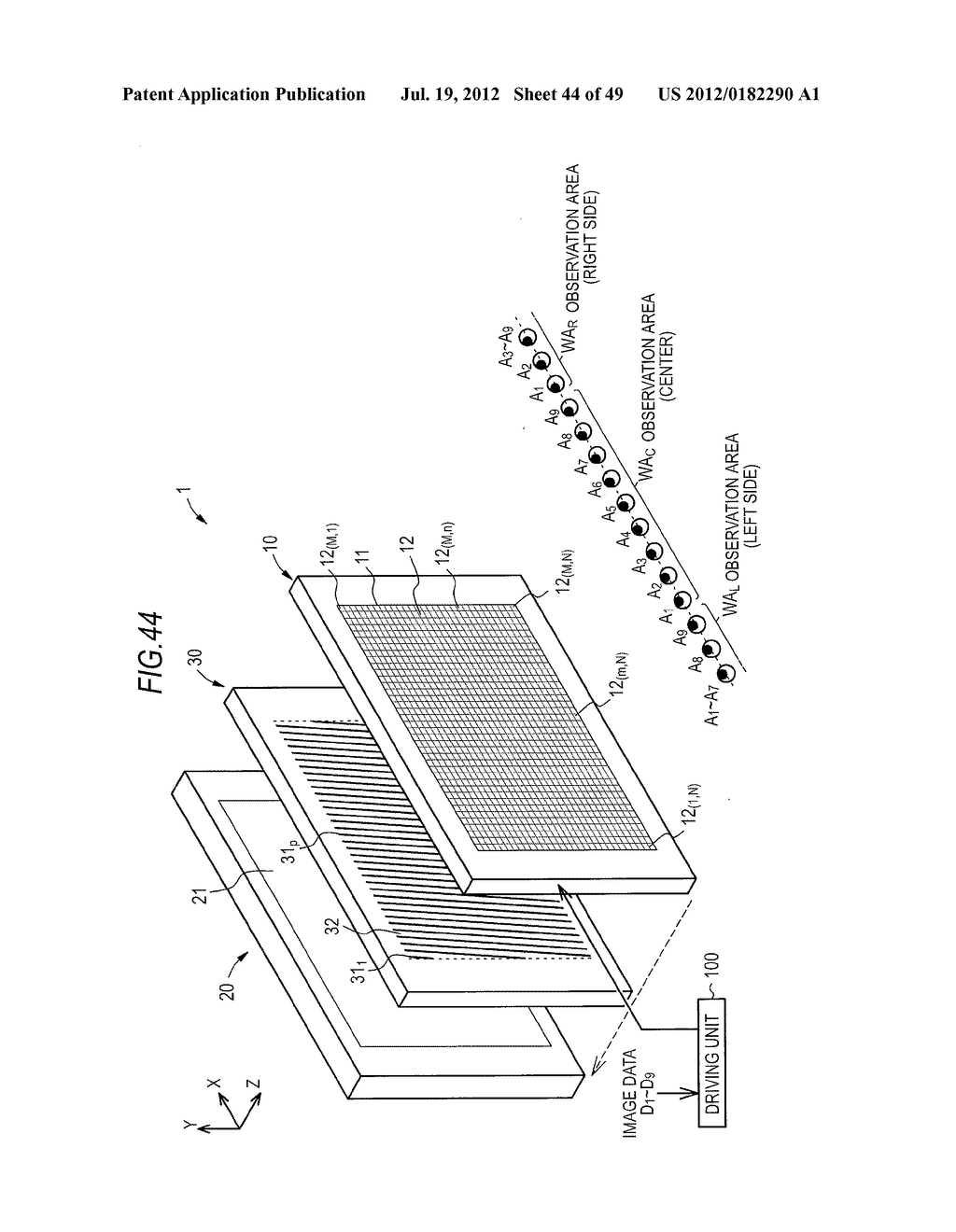 STEREOSCOPIC IMAGE DISPLAY DEVICE - diagram, schematic, and image 45