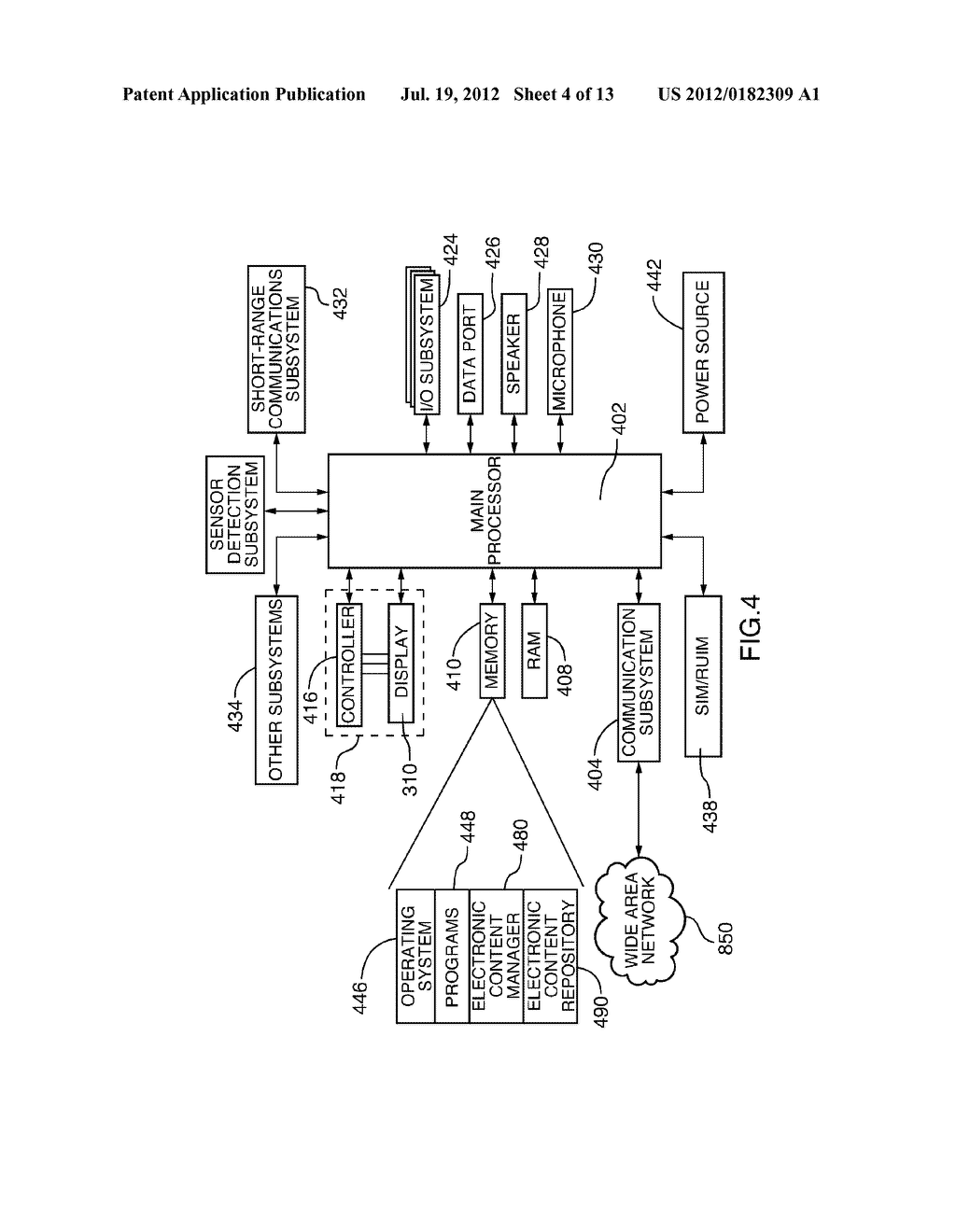 DEVICE AND METHOD OF CONVEYING EMOTION IN A MESSAGING APPLICATION - diagram, schematic, and image 05