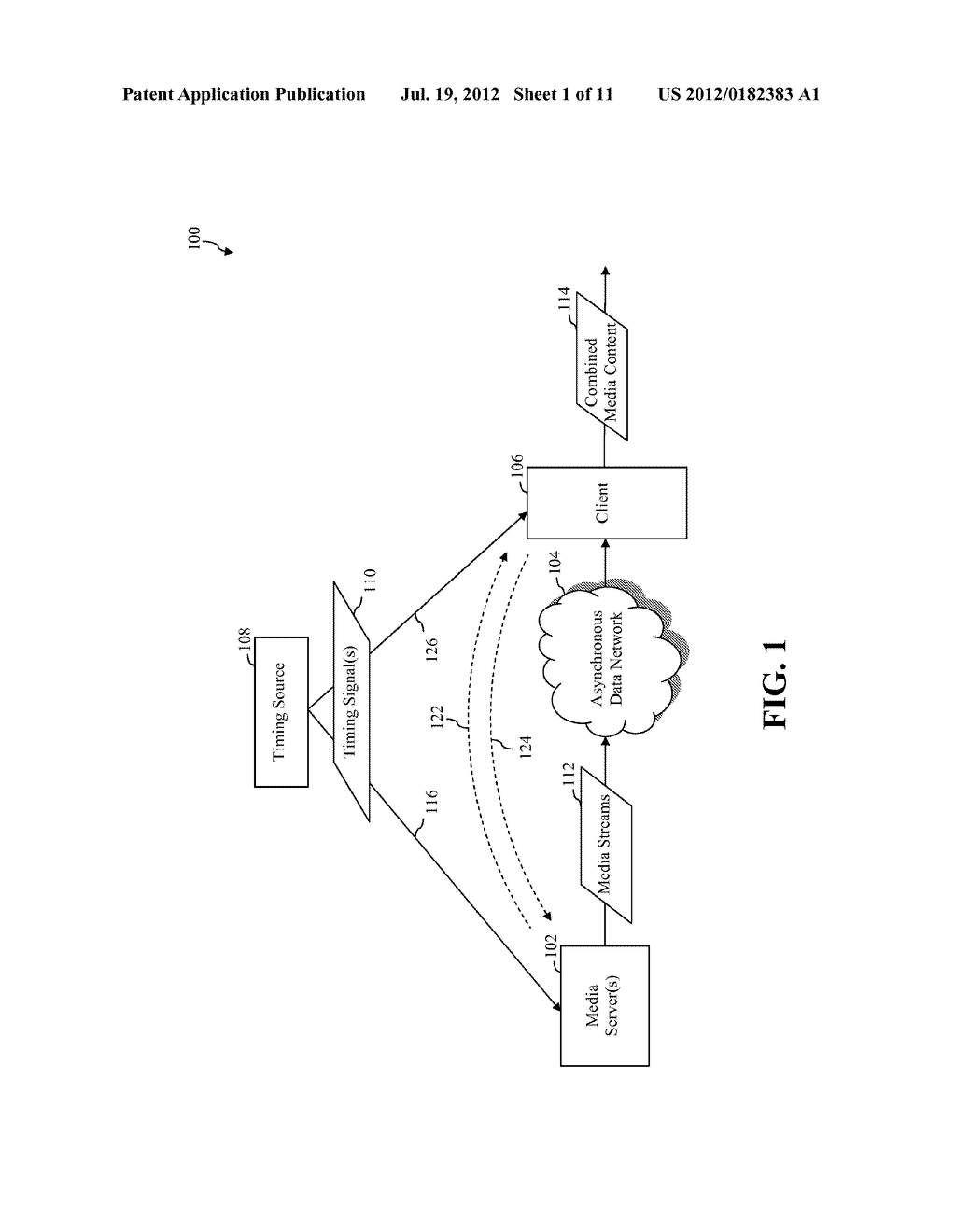 SYNCHRONIZING MEDIA STREAMS USING TIME SIGNAL(S) FROM AN INDEPENDENT TIME     SOURCE - diagram, schematic, and image 02