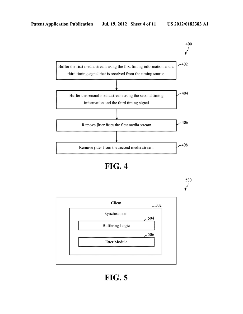 SYNCHRONIZING MEDIA STREAMS USING TIME SIGNAL(S) FROM AN INDEPENDENT TIME     SOURCE - diagram, schematic, and image 05