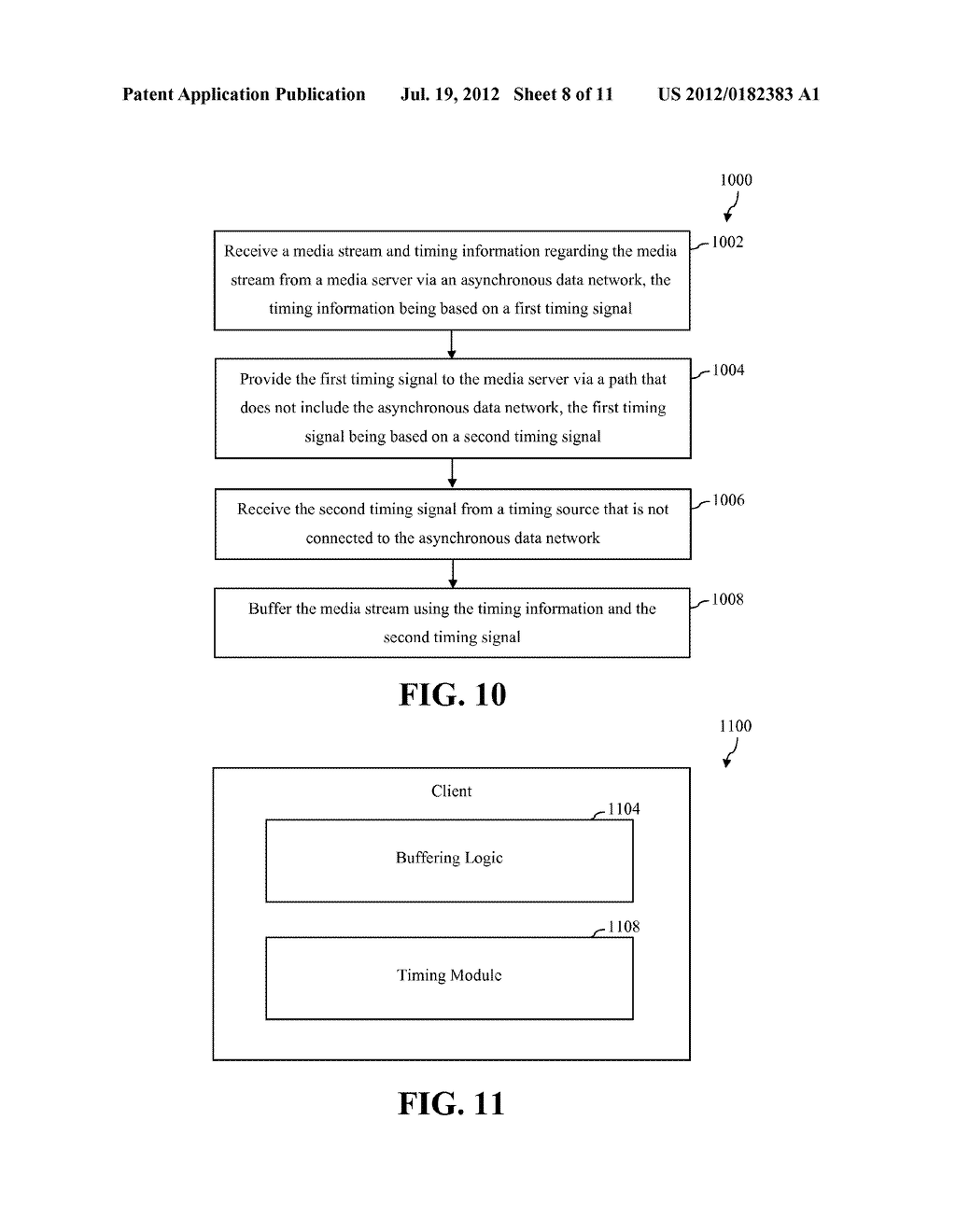 SYNCHRONIZING MEDIA STREAMS USING TIME SIGNAL(S) FROM AN INDEPENDENT TIME     SOURCE - diagram, schematic, and image 09