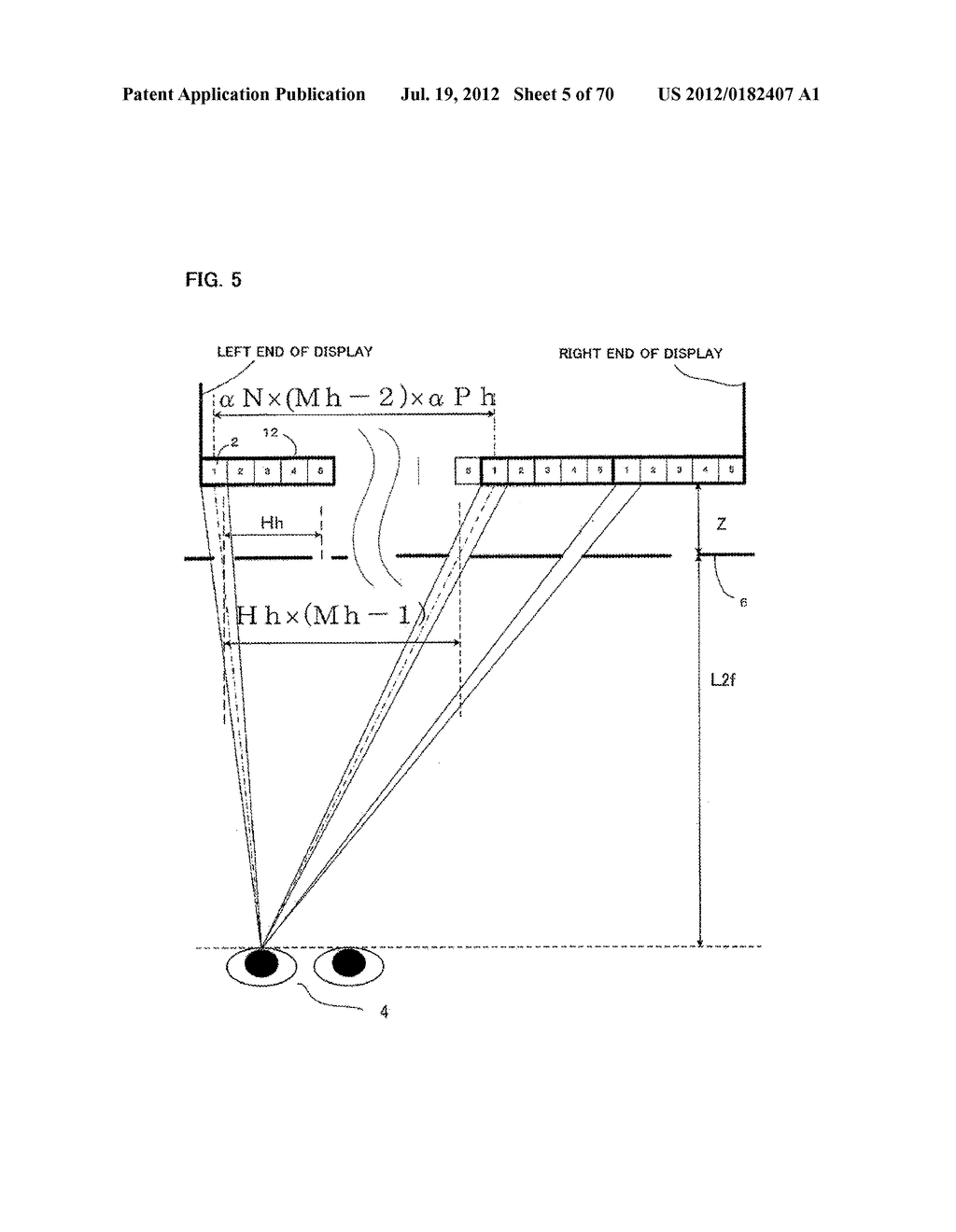 PARALLAX BARRIER FOR AUTOSTEREOSCOPIC DISPLAY, AUTOSTEREOSCOPIC DISPLAY,     AND METHOD FOR DESIGNING PARALLAX BARRIER FOR AUTOSTEREOSCOPIC DISPLAY - diagram, schematic, and image 06