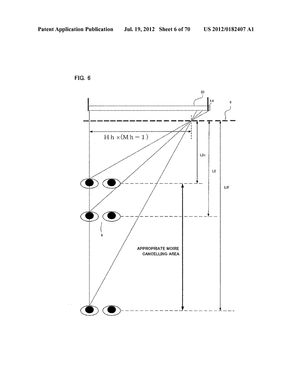 PARALLAX BARRIER FOR AUTOSTEREOSCOPIC DISPLAY, AUTOSTEREOSCOPIC DISPLAY,     AND METHOD FOR DESIGNING PARALLAX BARRIER FOR AUTOSTEREOSCOPIC DISPLAY - diagram, schematic, and image 07