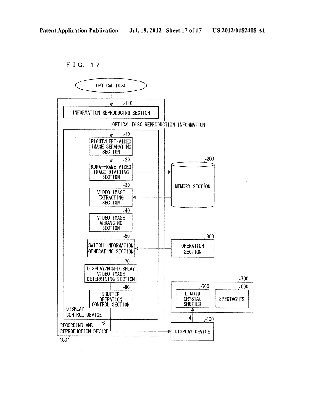 DISPLAY CONTROL DEVICE, DISPLAY CONTROL METHOD, DISPLAY CONTROL PROGRAM,     COMPUTER-READABLE RECORDING MEDIUM, RECORDING/PLAYBACK DEVICE EQUIPPED     WITH ABOVEMENTIONED DISPLAY CONTROL DEVICE, SPEECH OUTPUT DEVICE, AND     RECORDING/ - diagram, schematic, and image 18