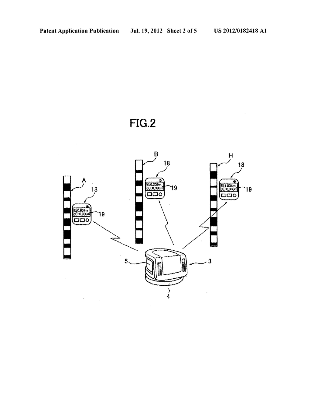 ELECTRONIC LEVEL DEVICE AND LEVEL STAFF USED FOR ELECTRONIC LEVEL DEVICE - diagram, schematic, and image 03