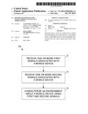 METHOD AND APPARATUS FOR CHARACTERIZING CONTEXT OF A MOBILE DEVICE diagram and image