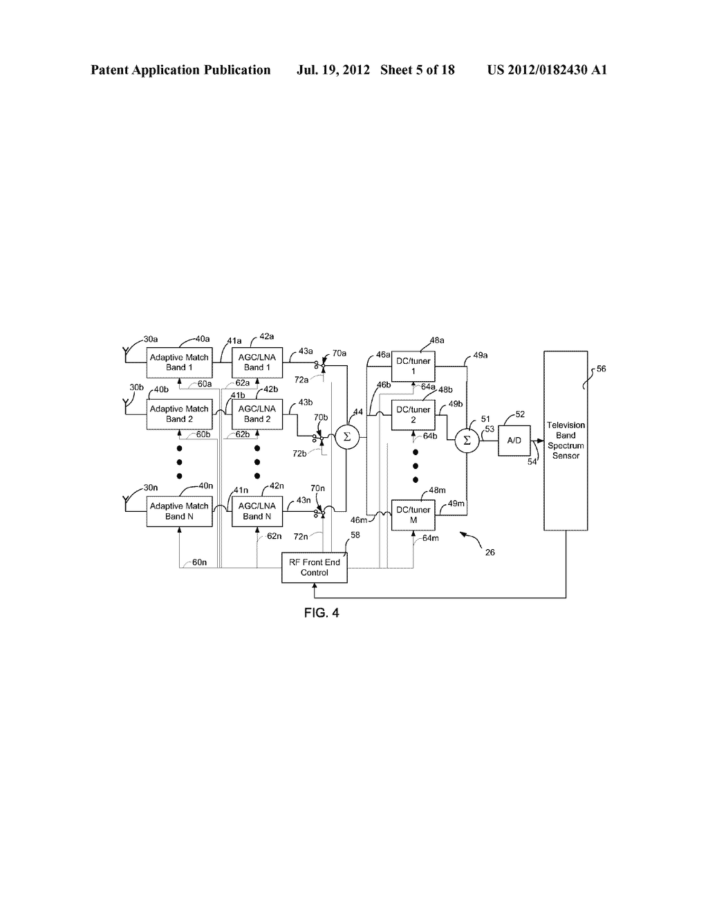 RADIO FREQUENCY FRONT END FOR TELEVISION BAND RECEIVER AND SPECTRUM SENSOR - diagram, schematic, and image 06