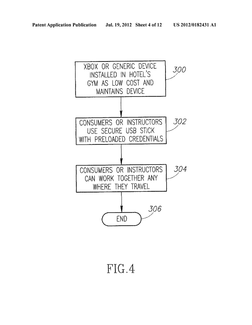 METHOD AND APPARATUS FOR SHARING A PHYSICAL ACTIVITY BETWEEN SEVERAL     PEOPLE - diagram, schematic, and image 05