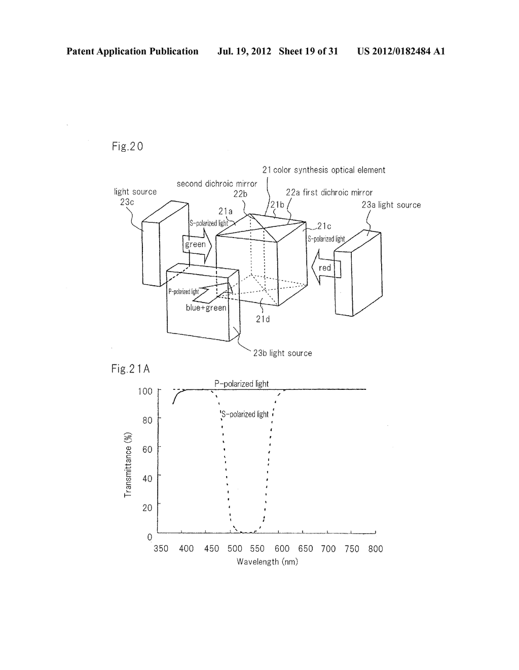 ILLUMINATION DEVICE AND PROJECTION DISPLAY DEVICE USING SAME - diagram, schematic, and image 20