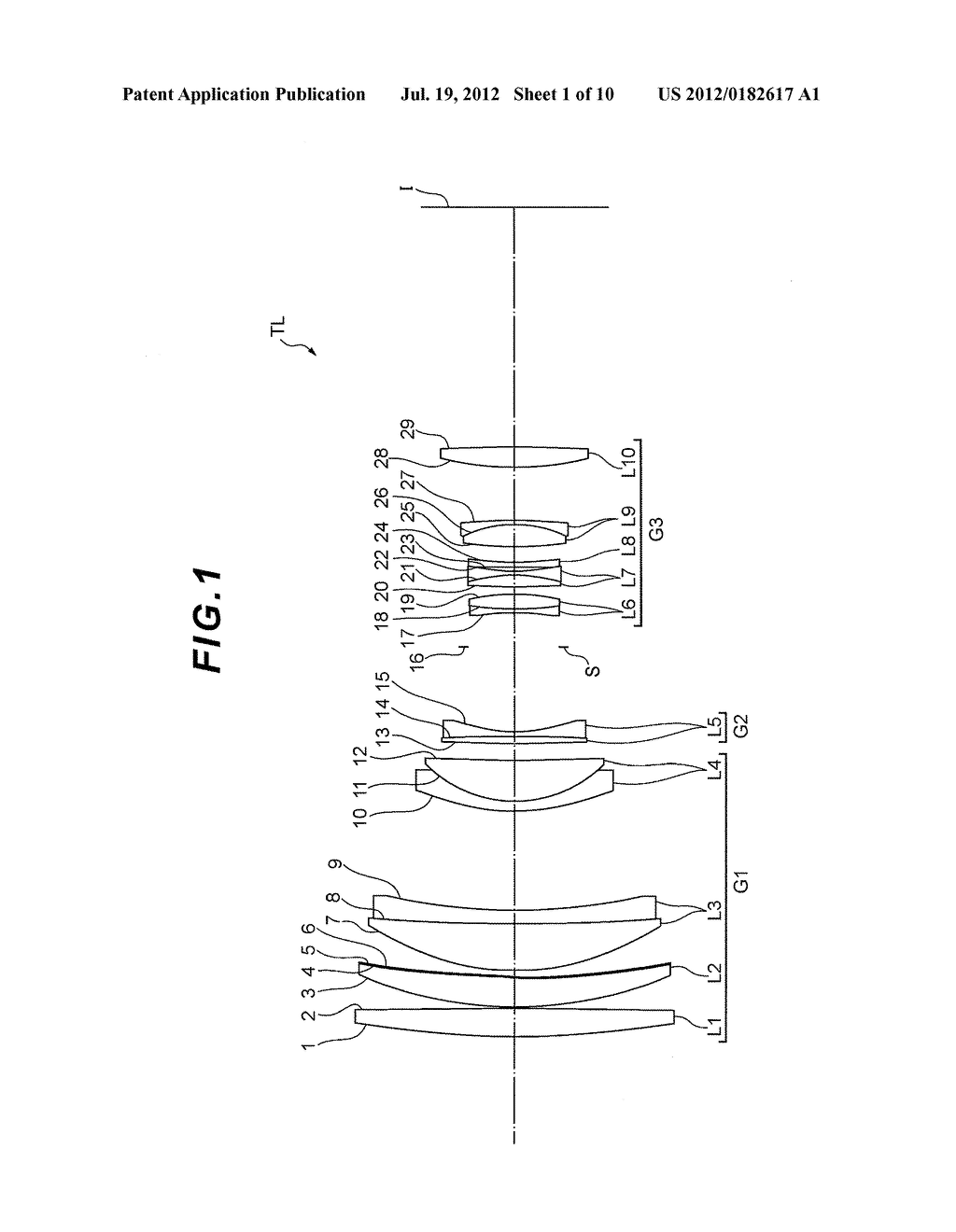 OPTICAL SYSTEM, OPTICAL APPARATUS AND METHOD FOR ARRANGING DIFFRACTIVE     OPTICAL ELEMENT - diagram, schematic, and image 02