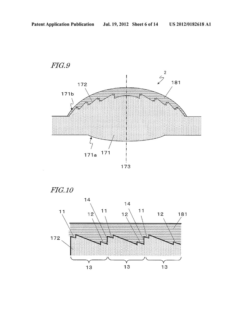 DIFFRACTION GRATING LENS AND IMAGING DEVICE USING SAME - diagram, schematic, and image 07