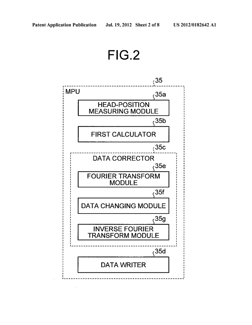 HARD DISK DEVICE, DISK, AND METHOD FOR CALCULATING DISPLACEMENT AMOUNT OR     POSITION CORRECTION AMOUNT OF HEAD - diagram, schematic, and image 03