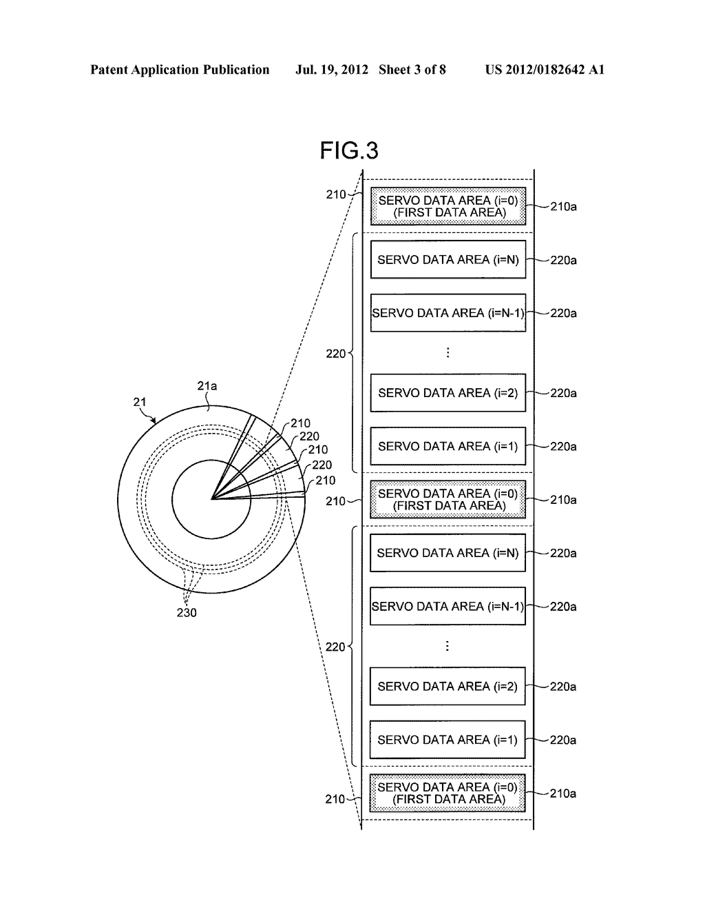 HARD DISK DEVICE, DISK, AND METHOD FOR CALCULATING DISPLACEMENT AMOUNT OR     POSITION CORRECTION AMOUNT OF HEAD - diagram, schematic, and image 04