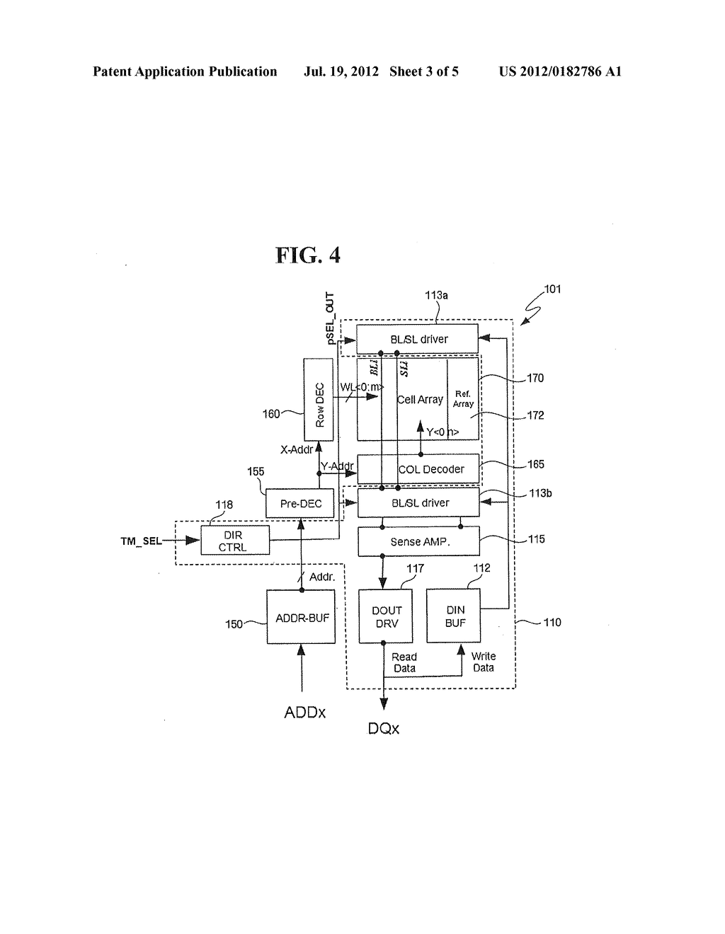 BIDIRECTIONAL RESISTIVE MEMORY DEVICES USING SELECTIVE READ VOLTAGE     POLARITY - diagram, schematic, and image 04
