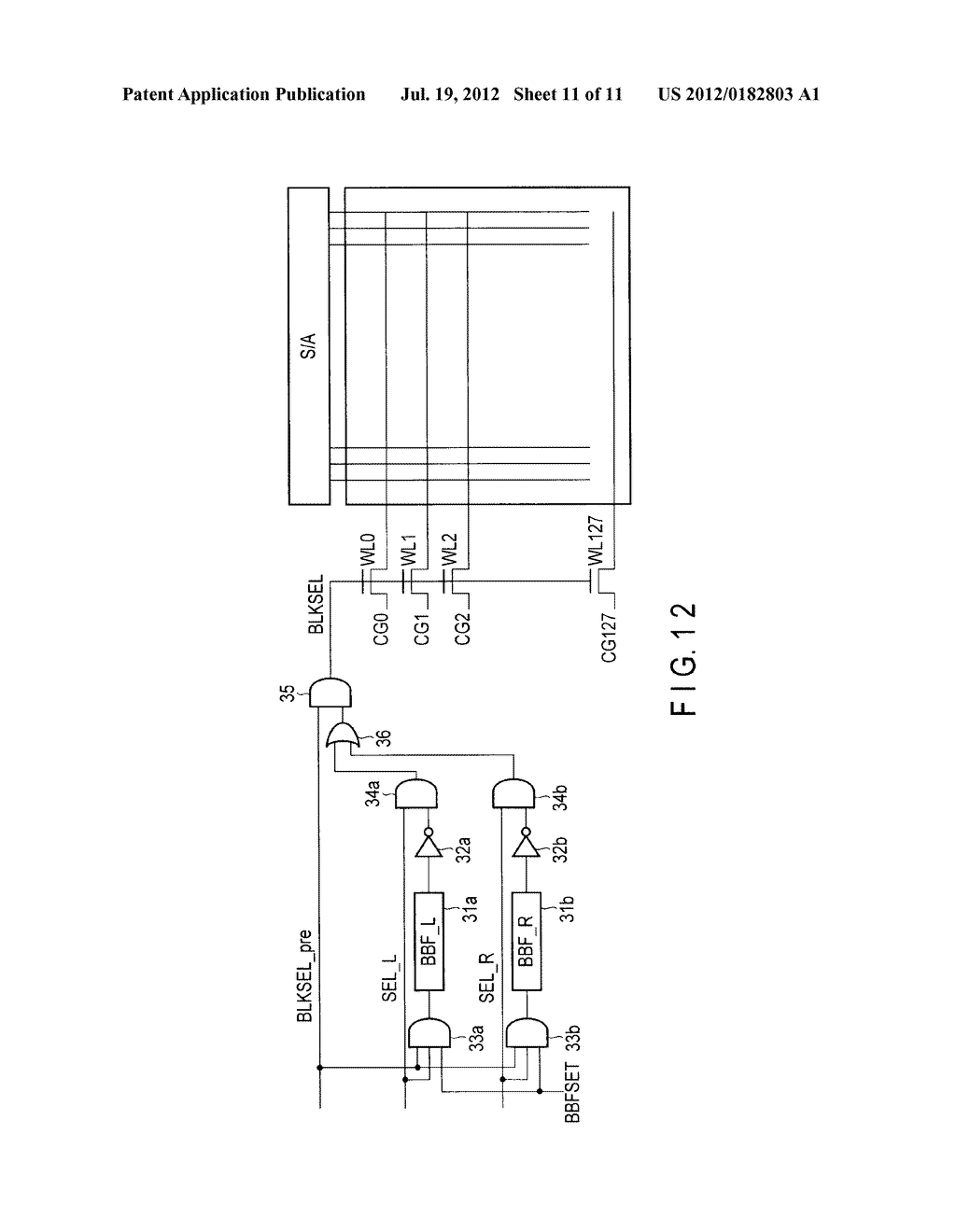 NON-VOLATILE SEMICONDUCTOR MEMORY DEVICE CAPABLE OF IMPROVING     FAILURE-RELIEF EFFICIENCY - diagram, schematic, and image 12