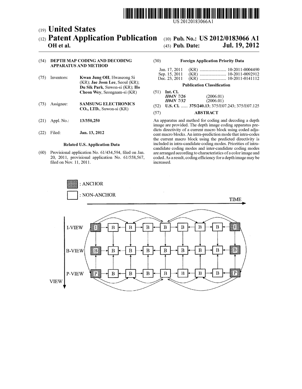 DEPTH MAP CODING AND DECODING APPARATUS AND METHOD - diagram, schematic, and image 01
