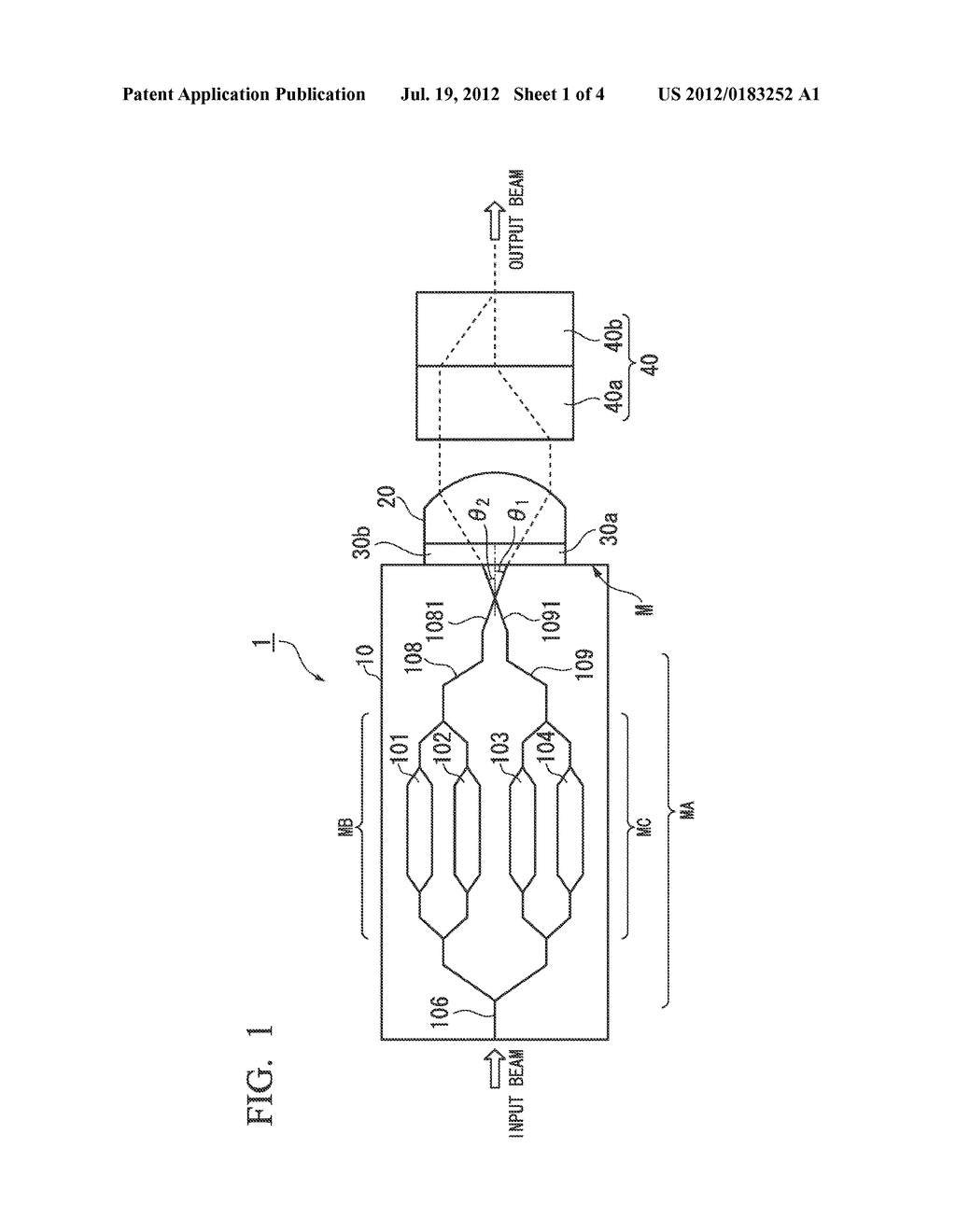 OPTICAL WAVEGUIDE DEVICE - diagram, schematic, and image 02