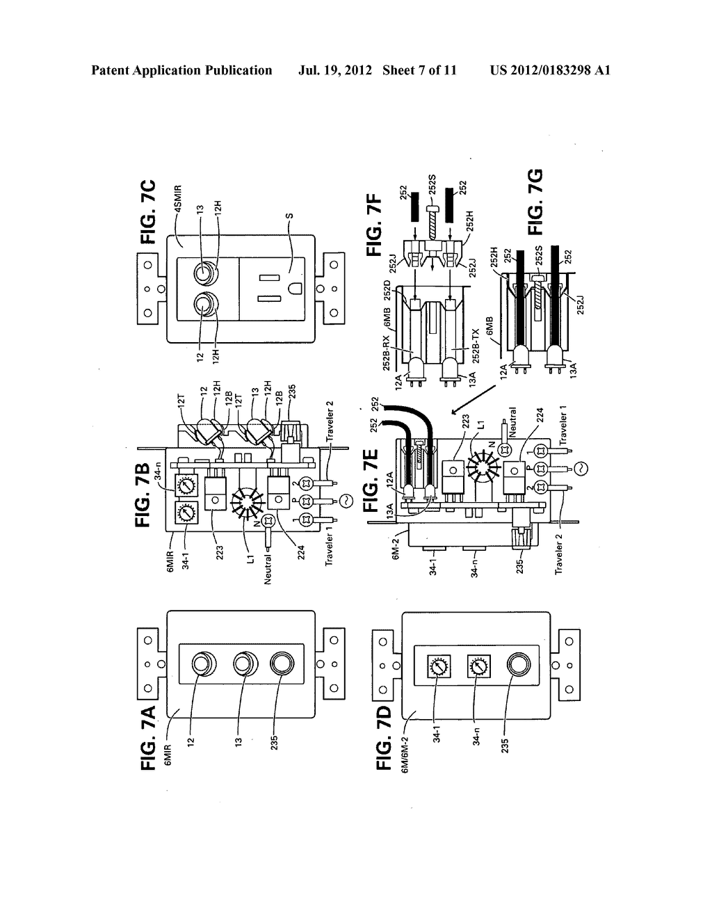 METHOD AND APPARATUS FOR CONNECTING AC POWERED SWITCHES, CURRENT SENSORS     AND CONTROL DEVICES VIA TWO WAY IR, FIBER OPTIC AND LIGHT GUIDE CABLES - diagram, schematic, and image 08