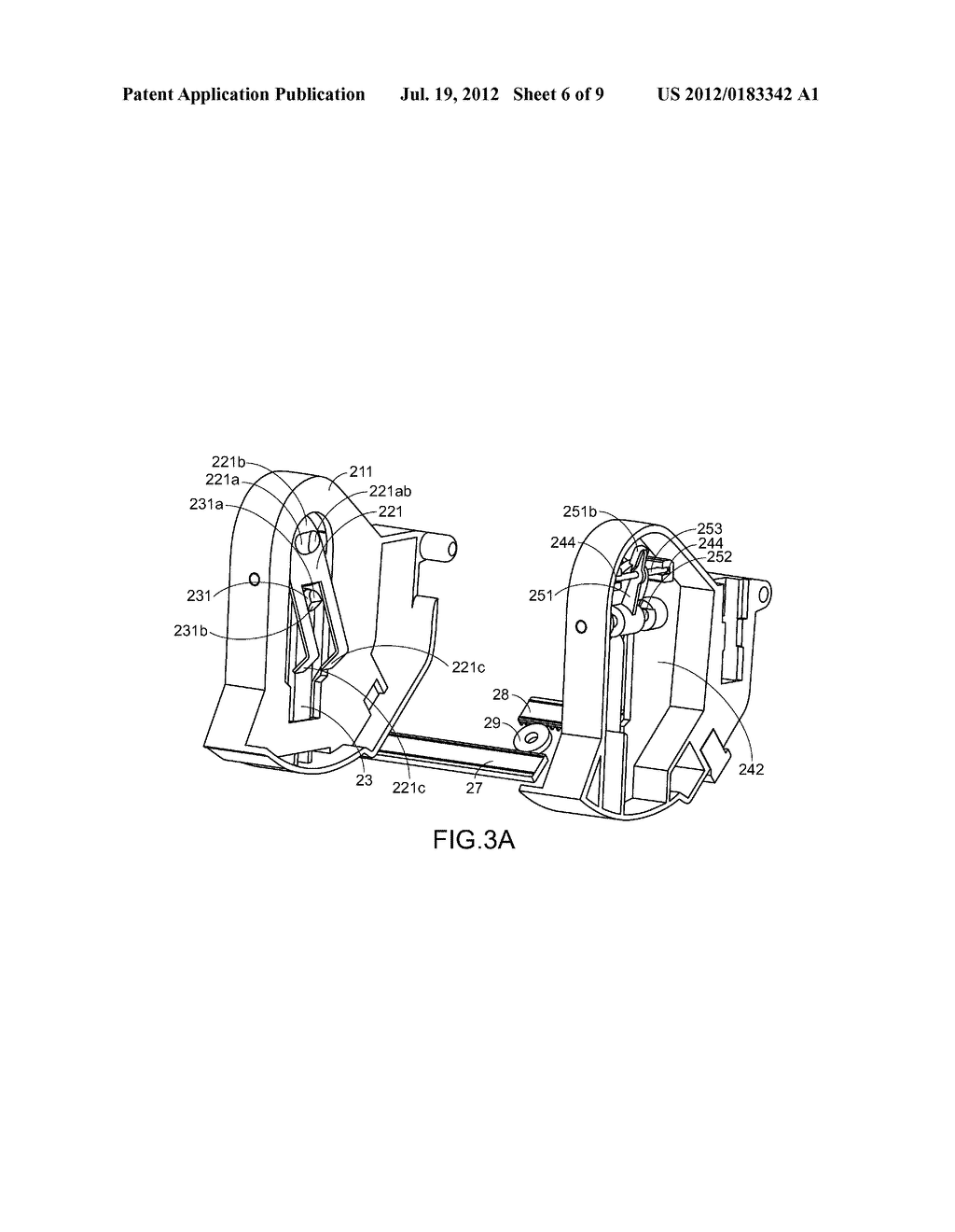 PAPER ROLL FIXING DEVICE OF PRINTER - diagram, schematic, and image 07