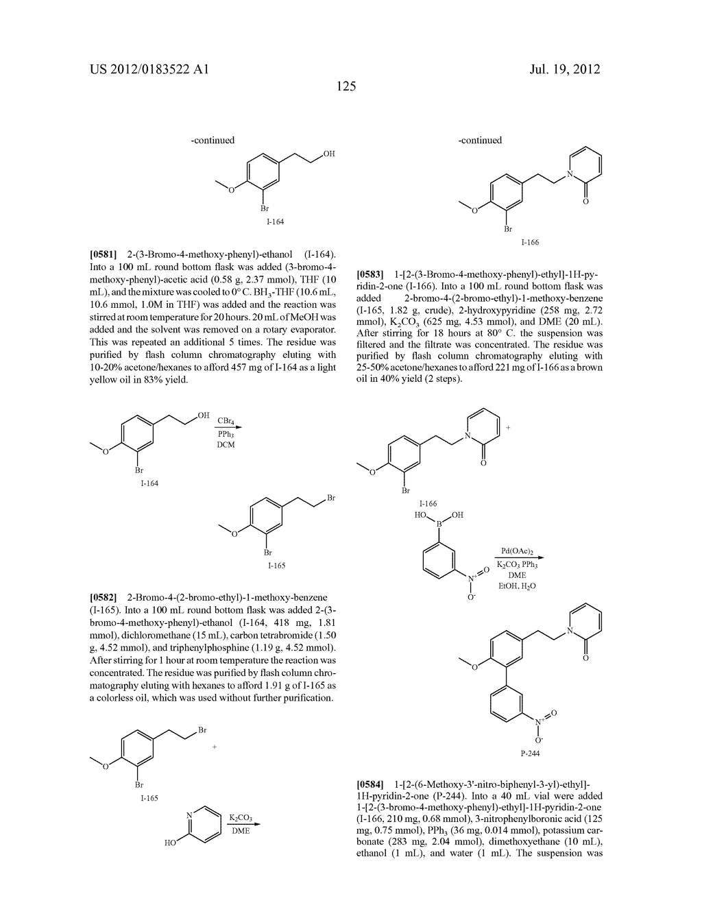 BIARYL PDE4 INHIBITORS FOR TREATING INFLAMMATORY, CARDIOVASCULAR AND CNS     DISORDERS - diagram, schematic, and image 126